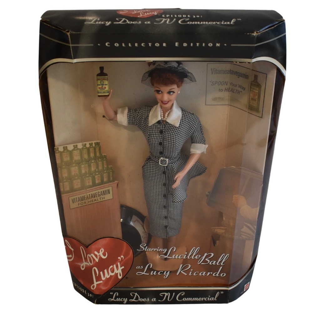 Mattel I Love Lucy Doll 1997 Multi Good Vitameatavegamin Collector Edition